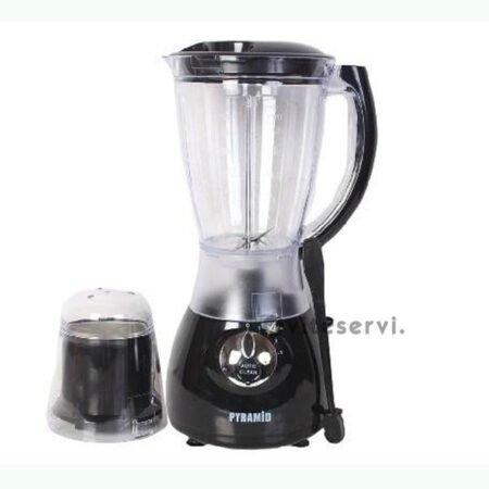 Moulinette Pyramid 400W Puissante, Mixeur Blender Multifonction avec Bol Broyeur, Hachoir Électrique Robuste pour Préparations Culinaires Faciles et Rapides