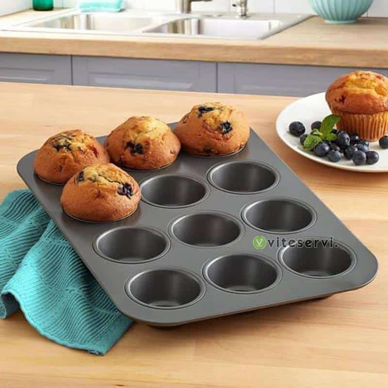 12 trous Cupcakes Moule Muffin Cupcake Silicone Moule Antiadhésif Savon  Chocolat Muffin Cuisson Pan Silicone Gâteau Moule Cupcake Forme
