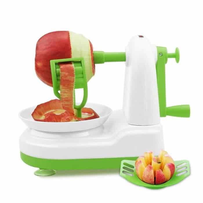 Éplucheur de fruits rotatif à manivelle à manivette De pomme Machine à  peler les légumes en acier inoxydable Outil de cuisine domestique Gadget de  cuisine