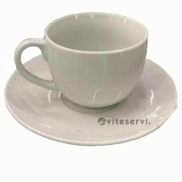 Lot de 6 anciennes tasses et sous-tasses en porcelaine Limoges Bernardaud