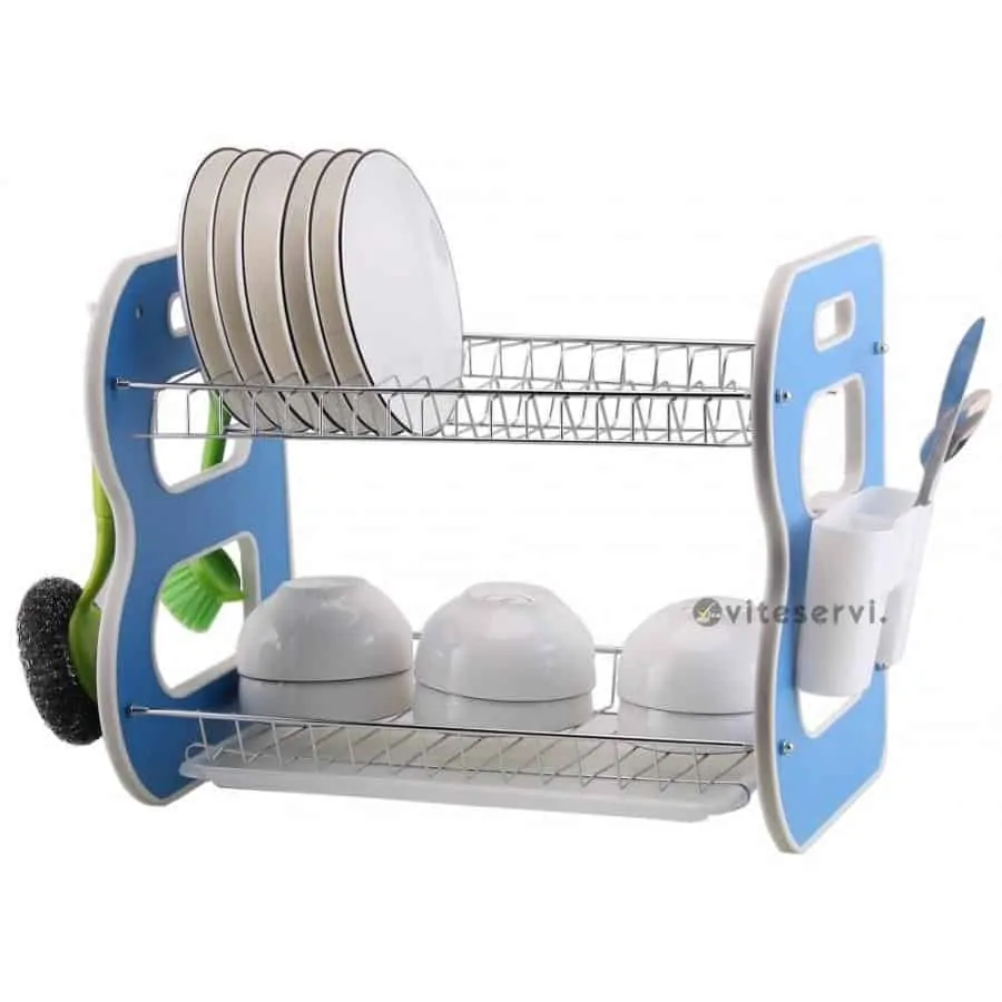 Stainless Steel 2 Tier Kitchen Dish Rack 1 900x900