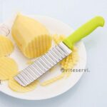 Couteau De Pommes De Terre De Coupe en vague viteservi
