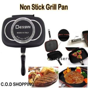 Double Sided non stick grill pan