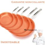 Set de 5 poeles non collantes
