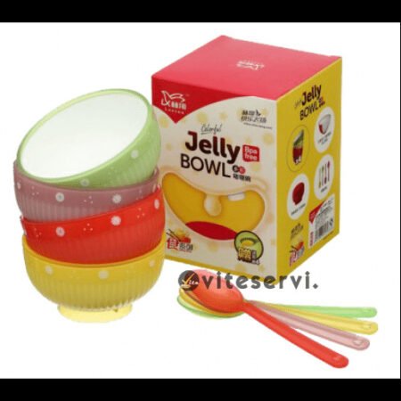 Bol à crème JELLY BOWL sans BPA 8 pièces