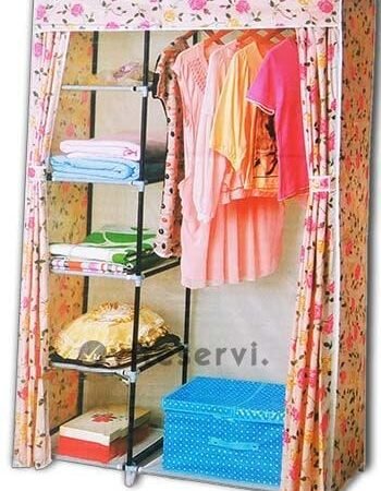 Armoire démontable Fleuri 5 étagères + 1 M 28109