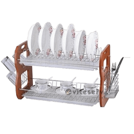 Range vaisselle 2 niveaux