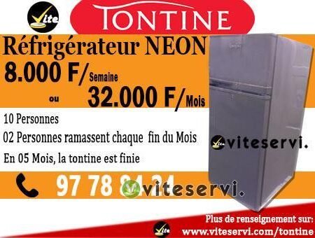 Tontine Réfrigérateur NEON