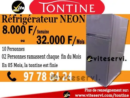 Tontine refrigerateur