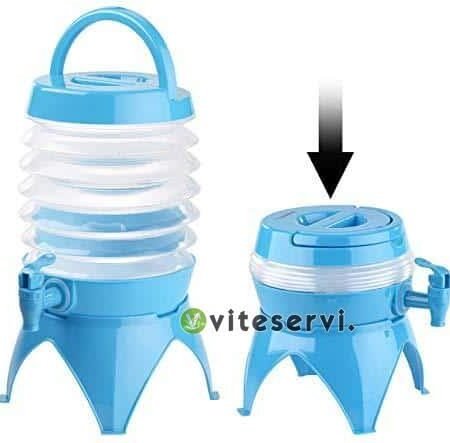 Fontaine à eau pliable et démontable 7,5L