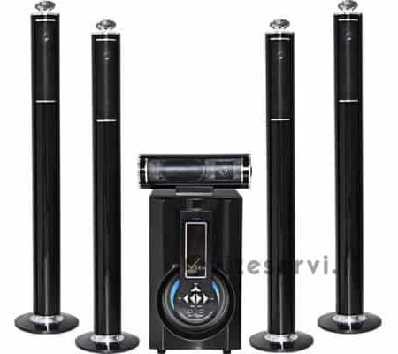 Home Cinéma LG HT-505TH 5.1 Son Surround avec Lecteur DVD Intégré Noir pour Expérience Immersive