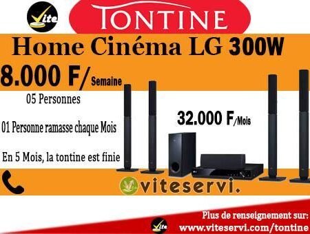 Tontine Home Cinéma LG 300W