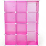 Armoire en plastique DIY 12 casiers