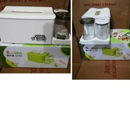 Porte papier torchon, cellier et porte coton tige 3 en 1 PP-458