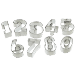 Emportes pièces 123 Chiffres pour gâteaux