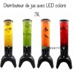 Fontaine Distributeur de Jus avec LED coloré DJ-9