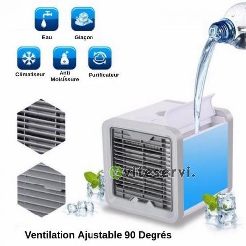 Dema Climatiseur 3en1 : Ventilateur Humidificateur Purificateur d