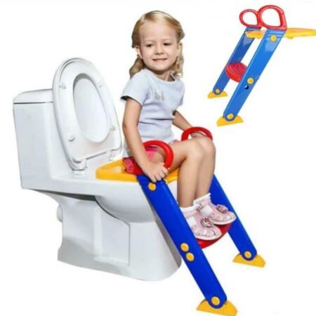 Siège de Toilette anti-dérapant, robuste, pliable et réglable, Réducteur de WC pour enfants T-01