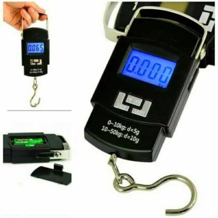 Balance pèse bagage électronique Portable 50 kg LCD rétro-éclairage balance numérique crochet suspendu