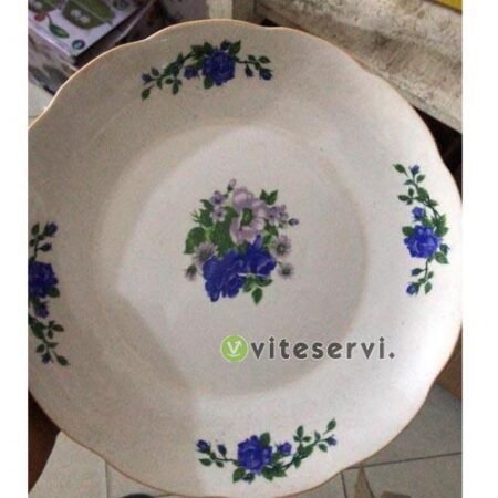Lot de 06 Assiettes Fleuris en céramique A-78