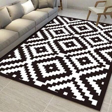 Moquette pour la décoration de votre salon Blanc Noir