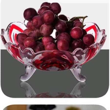 Porte fruit, saladier en verre