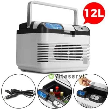 Réfrigérateur Silencieux Affichage LED Glacière Refroidisseur Radiateur 12L