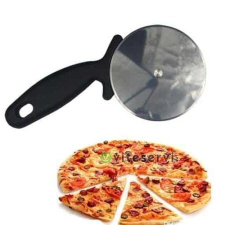 Roulette découpe pizza et découpe pâte à sucre à lames en acier inoxydable