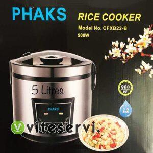 Rice cooker PHAKS 22 Litres et cuiseur electrique de riz 900W