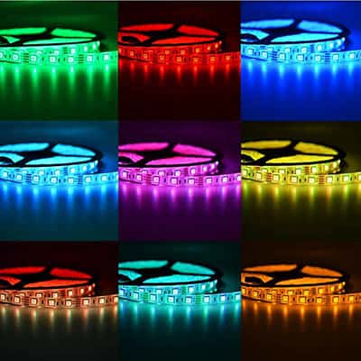 RGB 12V Flexible Color Changing Outdoor LED Strip Lights