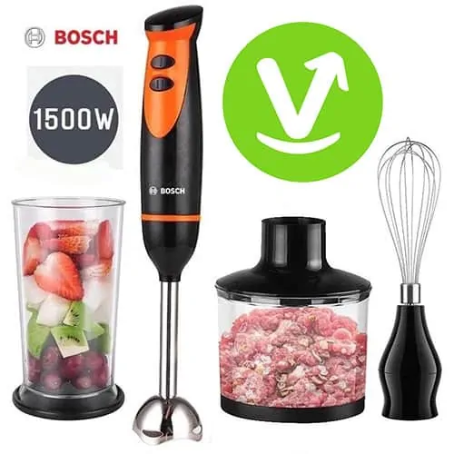 Mixeur plongeant blender hachoir Bosch HB219SS ORIGINAL Viteservi