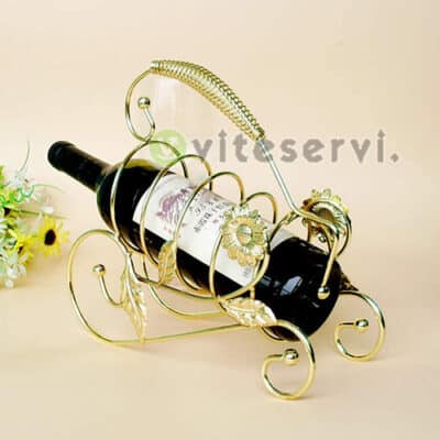 Porte Bouteille de vin elegant Rangement champagne 3