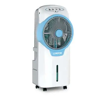 Hb55633f2d0aa4f3da49d6dda6991a7052 Ventilateur LONTOR Electrique à refroidissement et humidificateur par eau rechargeable-climatiseur