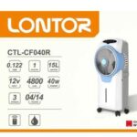 Ventilateur LONTOR Electrique à refroidissement et humidificateur par eau rechargeable-climatiseur