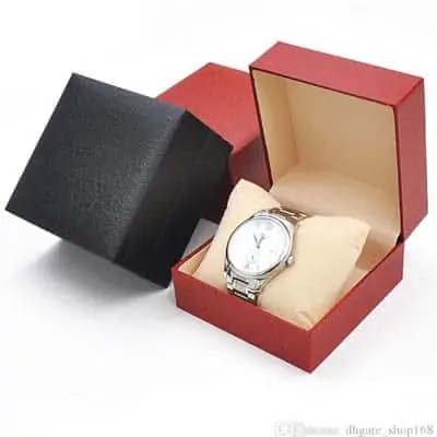 Boîte esthétique pour montre format cuir