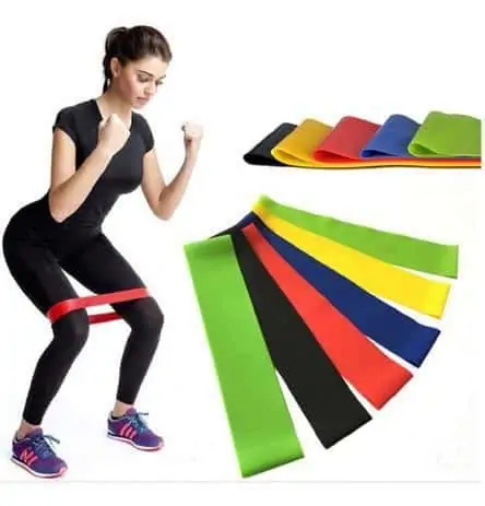 Bandes De Résistance Fitness Jaunes – Haute élasticité TPE – 150 Cm – Pour Yoga, étirements, Renforcement