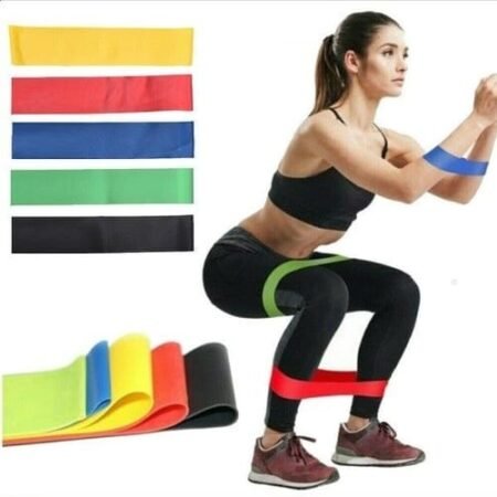 Bande de résistance élastique multicolore pour le sport