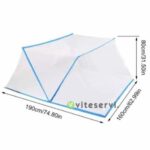 Moustiquaire 2 places pliable et demontable pour adulte 3