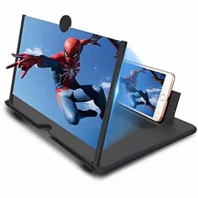 Loupe Projecteur Téléphone Portable Agrandi-Amplificateur Mobile Support Holder 3D HD Movie Video Stand