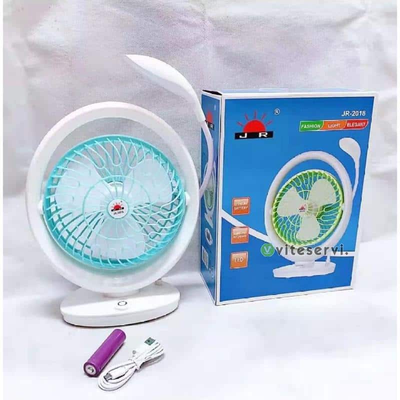 Mini Ventilateur rechargeable de table à lampe Original - ViteServi