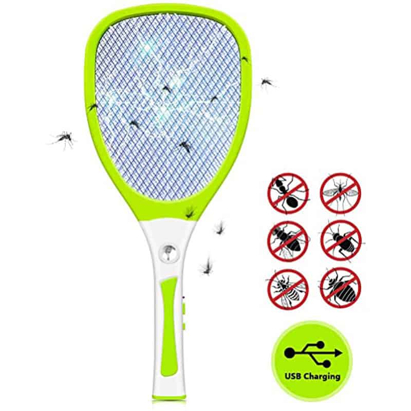 Raquette Electrique Rechargeable Anti-Moustique et Insectes – Tsilemewa™