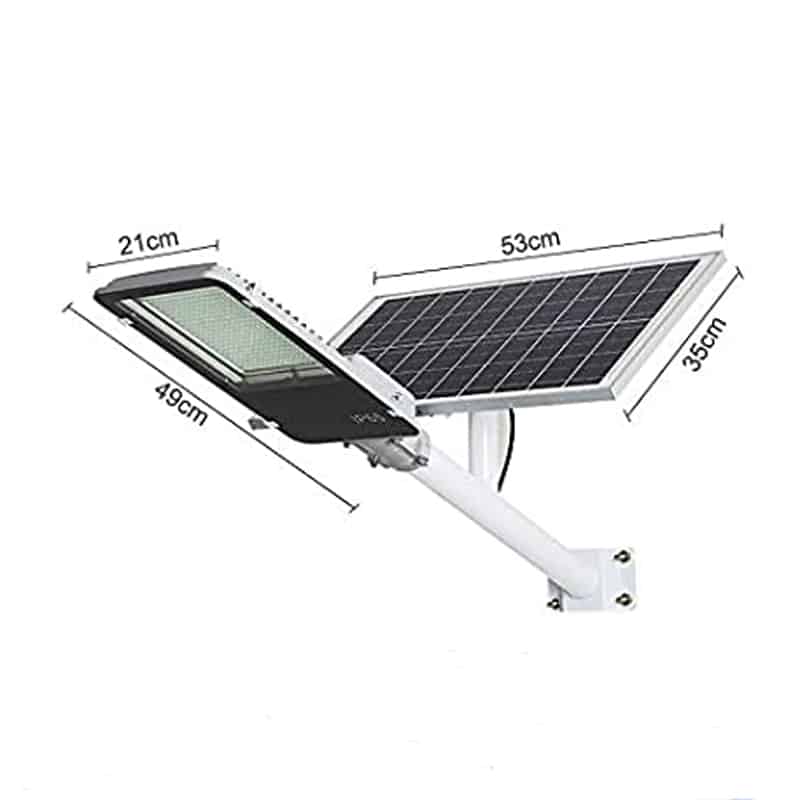 Lampadaires solaires extérieurs Sabu's, LED, 100W de haute qualité,  économes en énergie et durables avec télécommande.