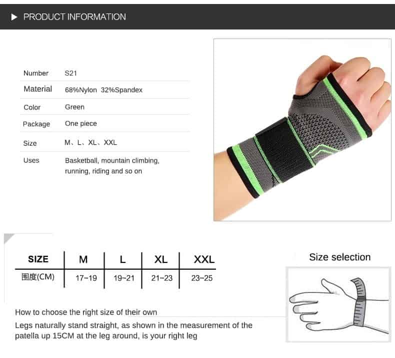 Gant de sport Bandage Fitness Yoga Gym Protecteur de mains