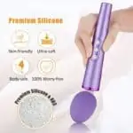 Magic Wand Vibromasseur Portable Sans Fil 10 Vitesses Et 6 Modes