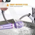 Magic Wand Vibromasseur Portable Sans Fil 10 Vitesses Et 6 Modes