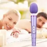 Magic Wand Vibromasseur Portable Sans Fil 10 Vitesses Et 6 Modes