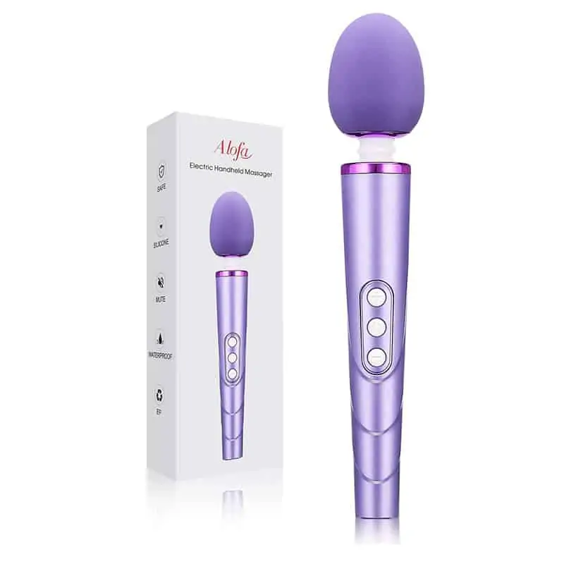 Magic Wand Vibromasseur pour le dos et le corps Magic Wand Vibromasseur Portable Sans Fil 10 Vitesses Et 6 Modes