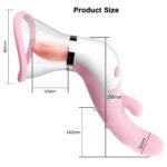 Vibromasseur gode suceur pompe à vide à langue pour léchage oral stimulateur de clitoris jouet sexuel pour femmes