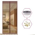 cran magn tique anti moustiques rideau de porte fermeture automatique pour la maison