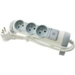 Rallonge électrique de qualité supériure à multi-prise de longueur 1,5m